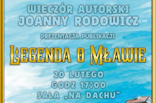 Zaproszenie na wieczĂłr autorski Joanny Rodowicz