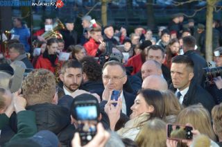 Prezydent Duda w Mławie. „Nigdy więcej tutaj ruskiego miru. Mamy swoją kulturę, swoją wiarę” [FOTO, FILM]
