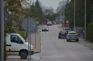 Mławska policja pilnowała biur parlamentarzystów w Mławie