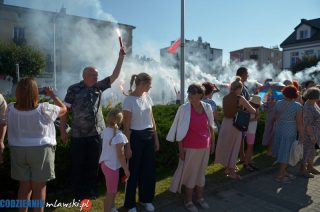 80. rocznica Powstania Warszawskiego obchodzona też w Mławie [FOTO, FILM]