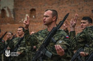 Terytorialsi północnego Mazowsza złożyli przysięgę na Zamku Książąt Mazowieckich