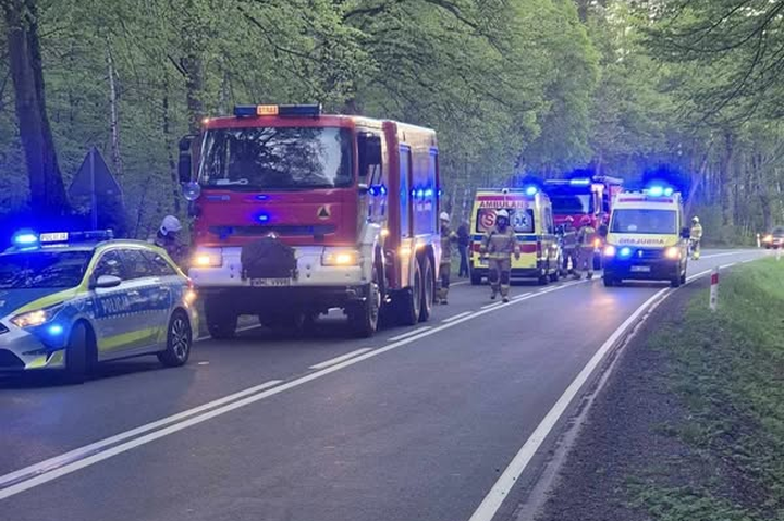 Wypadek koło Lipowca Kościelnego. Dwie osoby ranne
