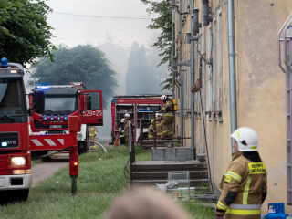 Pożar na Słowackiego. Ponad 40 osób bez dachu nad głową