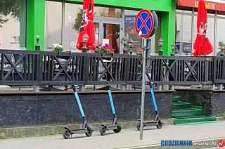 Na ulicach miasta hulajnogi. Burmistrz zaskoczony