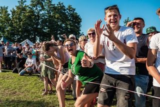 Sołtysiada w Stupsku. Cliver, turniej sołectw, przejażdżka strażackim meleksem