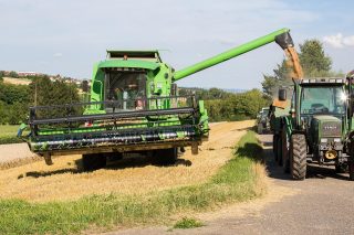 Wypadek podczas prac polowych