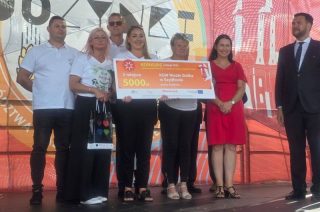 Wieńce dożynkowe naszych kół nagrodzone na Dożynkach Województwa Mazowieckiego i  Diecezji Płockiej