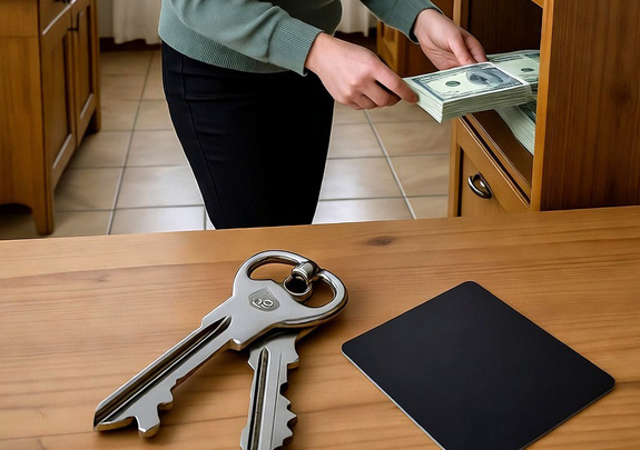 Zgubione klucze otworzyły jej drogę do cudzych pieniędzy. 36-latka, która okradała seniorkę została zatrzymana