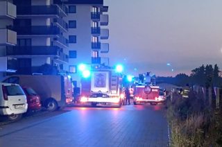 Pożar w bloku przy Alei Św. Wojciecha. Jedna osoba w szpitalu