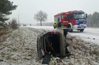 Strażacy wyjeżdżali  do pięciu wypadków na naszych drogach