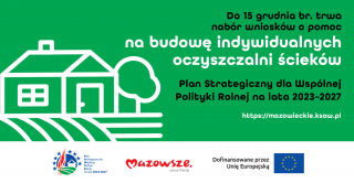 Trwa nabór wniosków o pomoc na budowę indywidualnych oczyszczalni ścieków