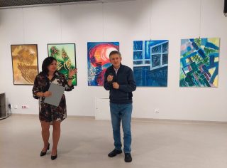 Wystawa malarstwa Jerzego Jasińskiego w MCK Płońsk