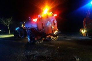 Wypadek w Modle. Kierowca Volvo trafił do szpitala