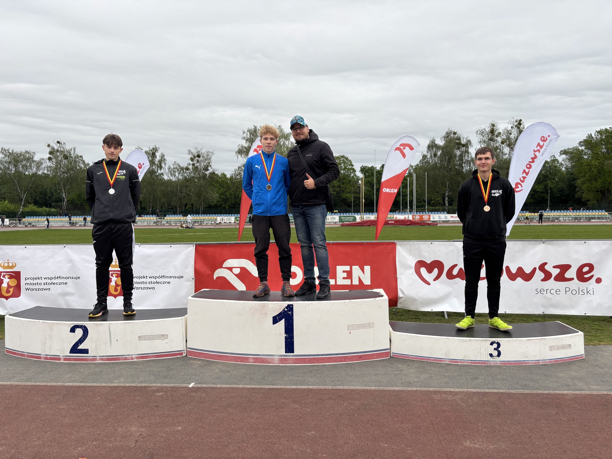 Jakub Adamski podwójnym medalistą Otwartych Mistrzostw Mazowsza U18