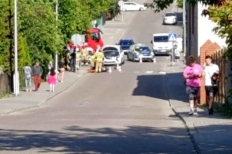 Wypadek na Narutowicza. Jedna osoba ranna