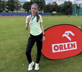 Świetna forma młodej lekkoatletki z Mławy. Marika Zembrzuska-Kozieł z medalem i awansem na Mistrzostwa Polski