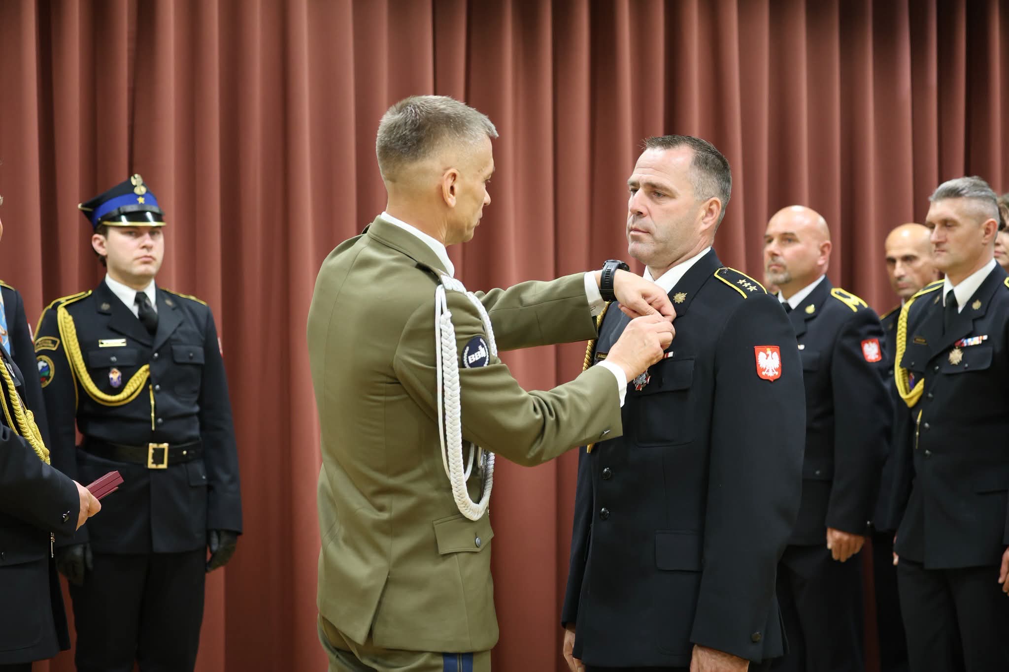 Srebrny Medal za Długoletnią Służbę dla funkcjonariusza KP PSP