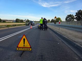 27-letni motocyklista ranny po zdarzeniu na wiadukcie