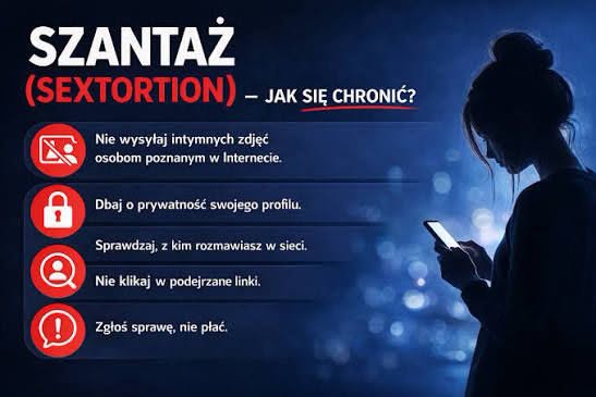Internetowa znajomość zamieniła się w szantaż. Uwaga na niebezpieczne kontakty w sieci!
