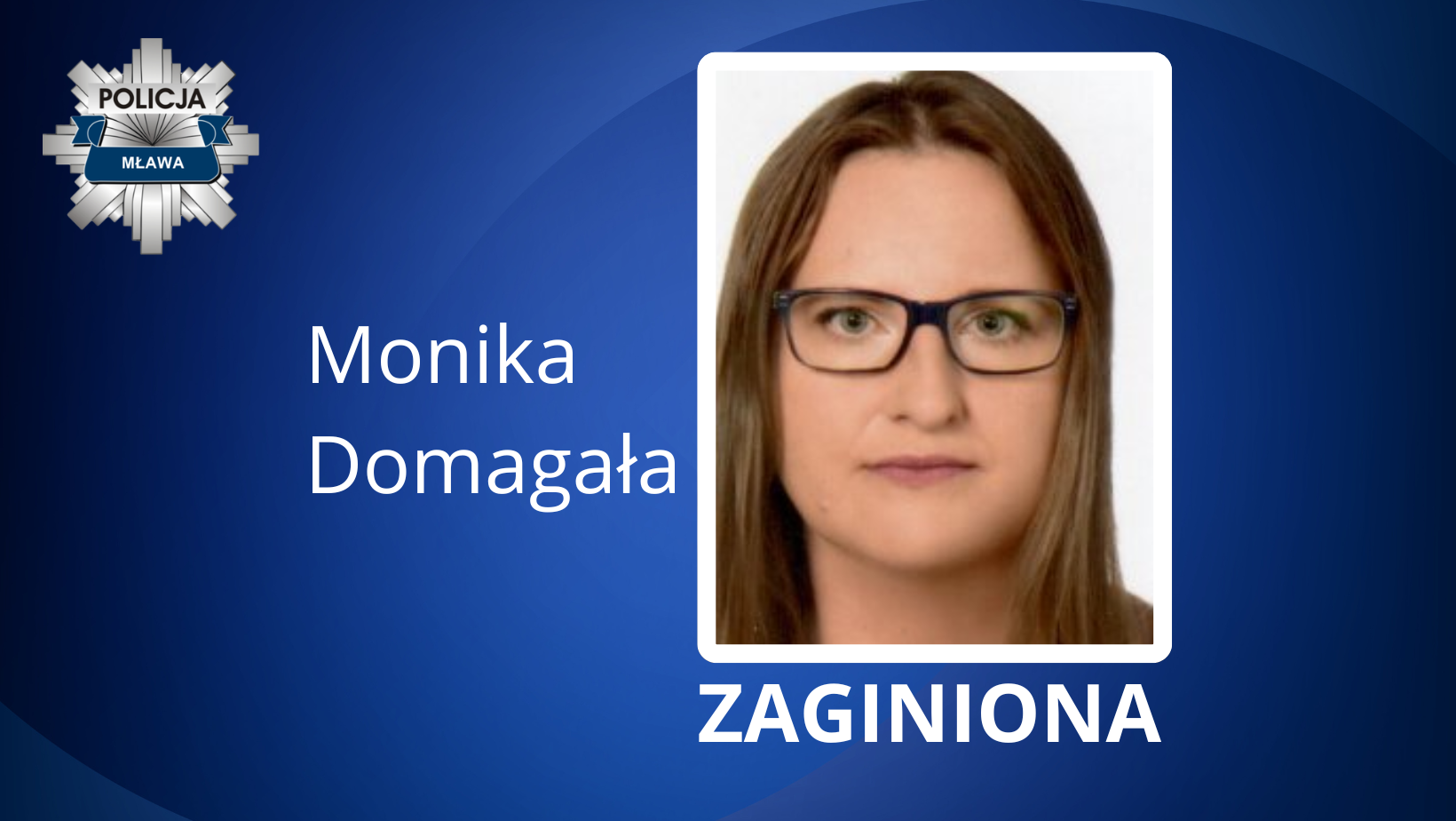 UWAGA! Zaginęła 47-letnia Monika Domagała. Trwają poszukiwania