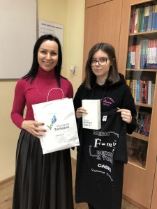 Anna Brzozowska i nagrodzona w konkursie Klaudia Kurowska